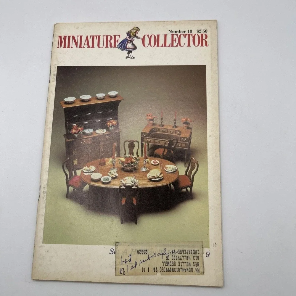 Miniature Collector Magazine Lot Issues 5–15, 17-22, 36 | Vintage Dollhouse Mini